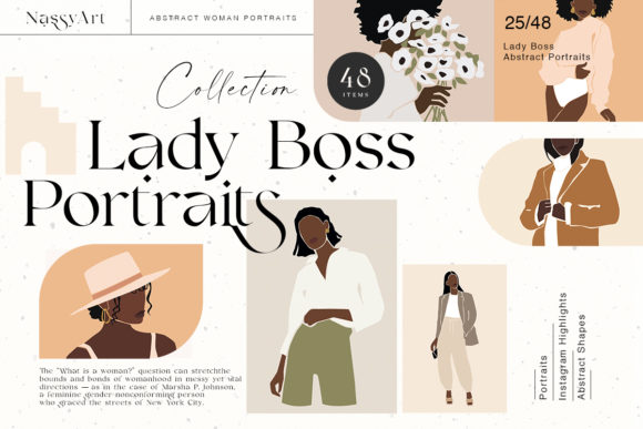 Download Lady Boss Woman Abstract Portraits - Premium Resources