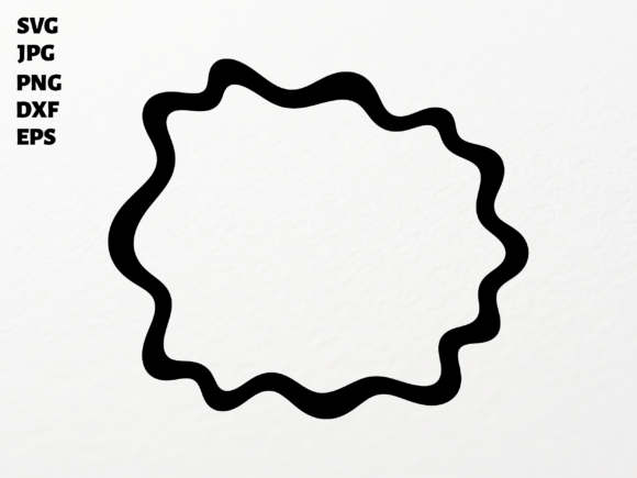 Download Organic Blob Frame SVG for Cricut - Organic Collection