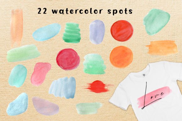 Download Watercolor Stains. Clipart Splash - Watercolor stains Collection
