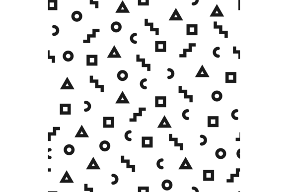 Download Memphis Pattern. Seamless Modern Geometr - Sea Collection