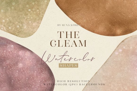 Download The Gleam Watercolor Shapes - Premium Resources