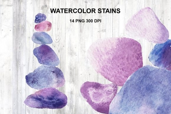Download Watercolor Stains - Watercolor stains Collection