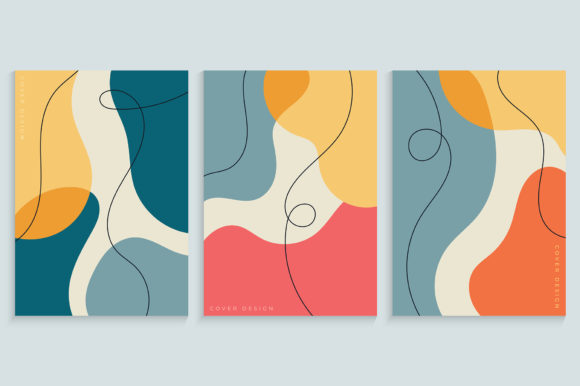 Download Organic Background with Colorful Shapes - Organic Collection