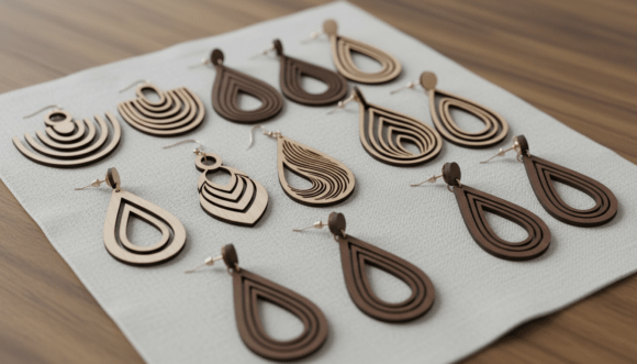 Download Abstract Organic Earrings Bundle - Organic Collection
