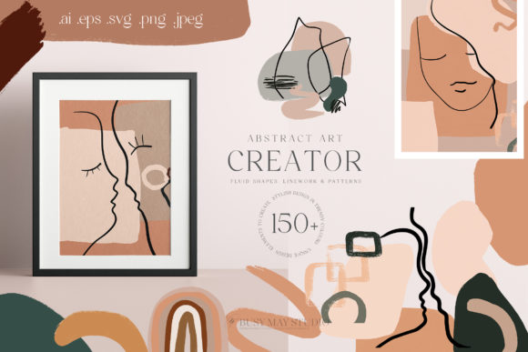 Download Abstract Art Organic Shape Creator Lines - Organic Collection