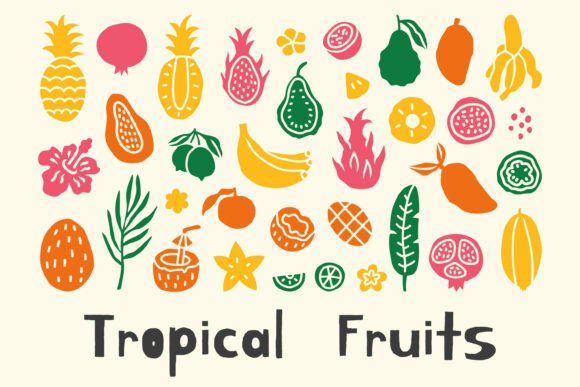 Download Tropical Fruits Abstract Shapes PNG - Abstract shapes png Collection