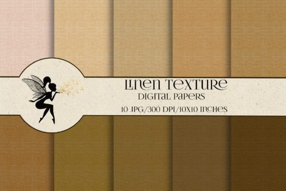 Download Brown Linen Texture Paper Set - Brown Collection